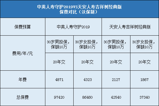 中英人寿守护2019,天安吉祥树经典版