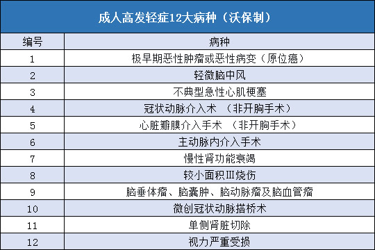 轻症保障