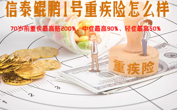 重疾最高赔200%！信泰鲲鹏1号重疾险怎么样？优缺点？多少钱