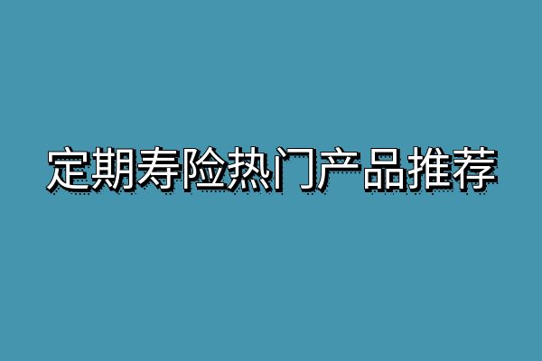 定期寿险性价比高的产品是什么？2025定期寿险哪个最值得推荐