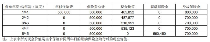 中宏宏星鑫龙两全保险保什么？满期返还多少钱？