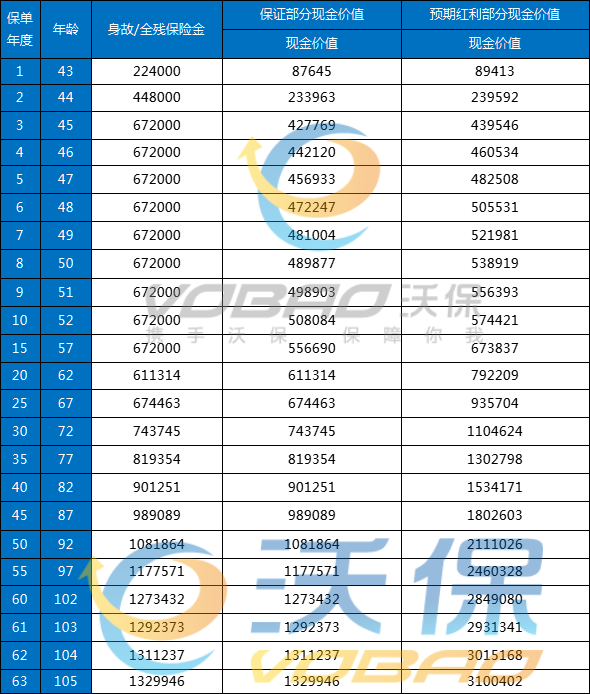 中意一生中意(尊享版)终身寿险(分红型)条款+现金价值+优缺点