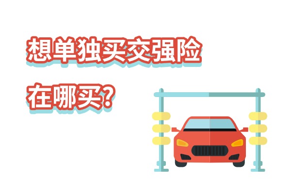 2025年想单独买交强险在哪买？单独买交强险最简单方法是什么？