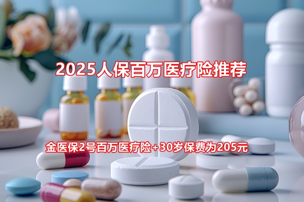 2025人保百万医疗险推荐：金医保2号百万医疗险+30岁保费为205元