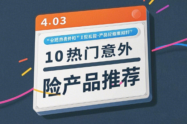 10热门意外险产品推荐，2025年最好的意外险10款评测