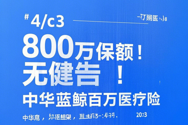 800万保额！无健告！中华蓝鲸百万医疗险可靠吗？附投保渠道