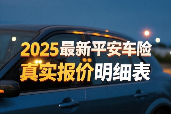 2025最新平安车险真实报价明细表，2025平安车险报价查询入口