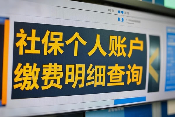 2025社保查询个人账户缴费明细查询,输入姓名查询个人社保缴费记录