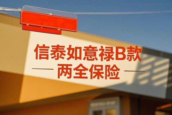 信泰如意禄B款两全保险怎么样？5年满期收益演示！