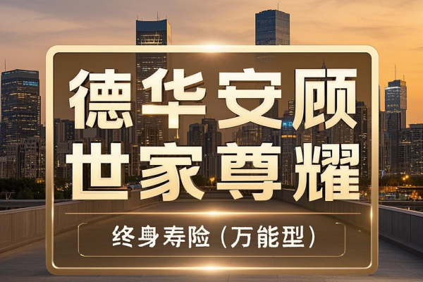 德华安顾世家尊耀终身寿险（万能型）怎么样？好不好？条款测评