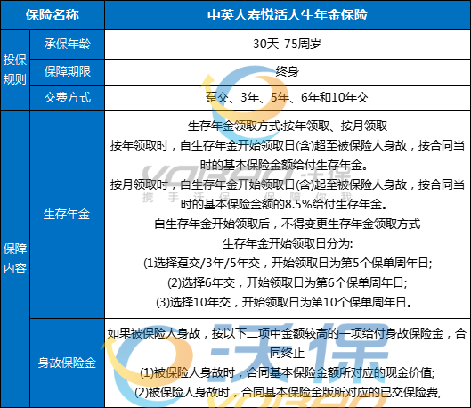 中英人寿悦活人生年金保险怎么样？怎么领取？条款+案例+优势