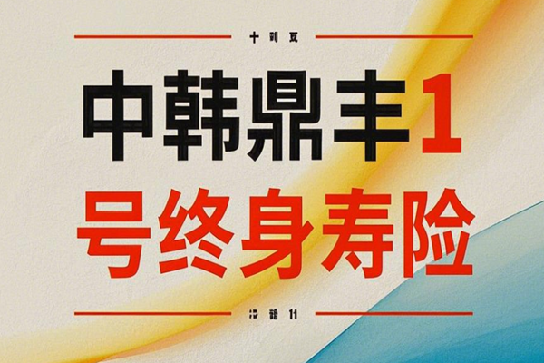 中韩鼎丰1号终身寿险产品介绍，附10万6年交满期养老钱收益一览表