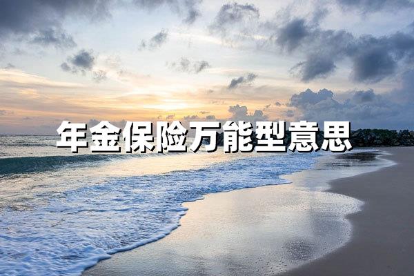 年金保险万能型是什么意思?揭秘灵活理财与保障双赢新选择