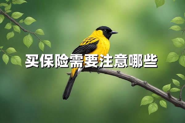 买保险需要注意哪些才不会被坑？六大关键点揭秘